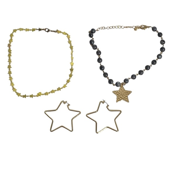 Elegant Gold and Silver Necklace Set - Picture 11 of 16